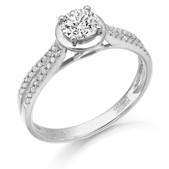 Diamond Engagement Ring-DPL572W