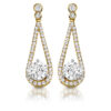 9ct Gold Allure CZ Earrings-E296