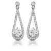 9ct Gold Allure CZ Earrings-E296W