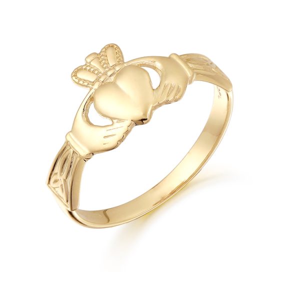 9ct Gold Claddagh Ring - CL24