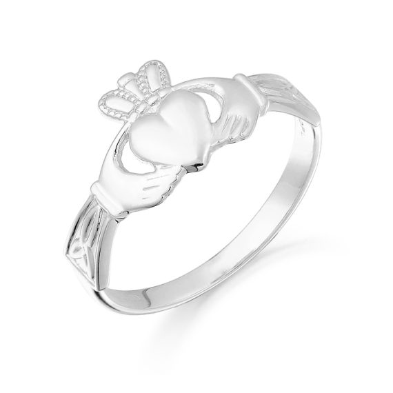 9ct Gold Claddagh Ring - CL24W