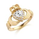 9ct Gold Claddagh Ring - CL28