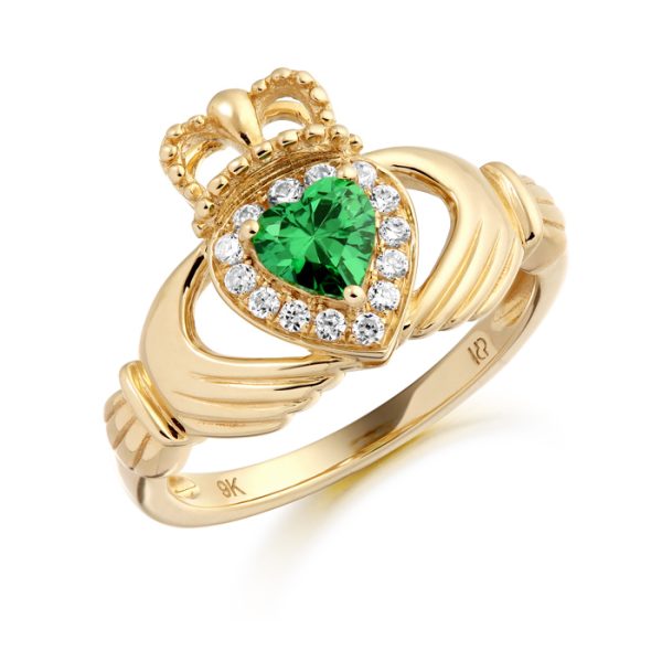 9ct Gold Claddagh Ring - CL28G