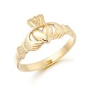 9ct Gold Claddagh Ring - CL5