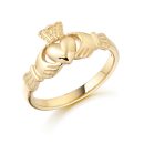9ct Gold Claddagh Ring - CL8
