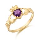 9ct Gold Claddagh Ring - D35A