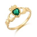 9ct Gold Claddagh Ring - D35G