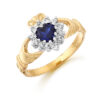 9ct Gold Claddagh Ring - D36S
