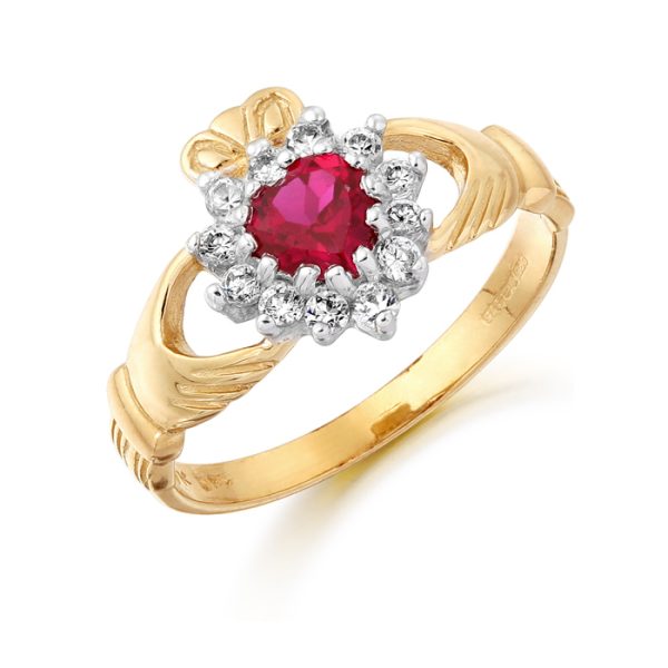 9ct Gold Claddagh Ring - D36R