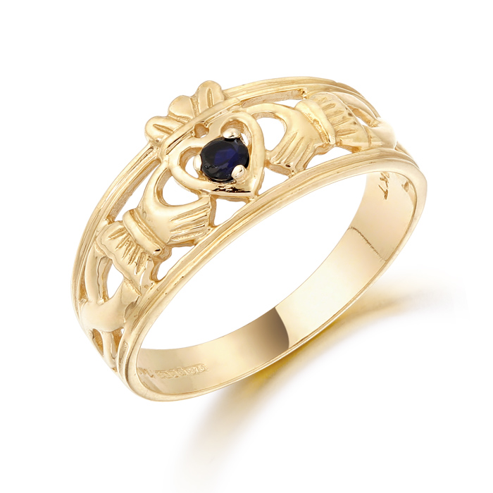 9K Gold Claddagh Ring CL26S DPL International