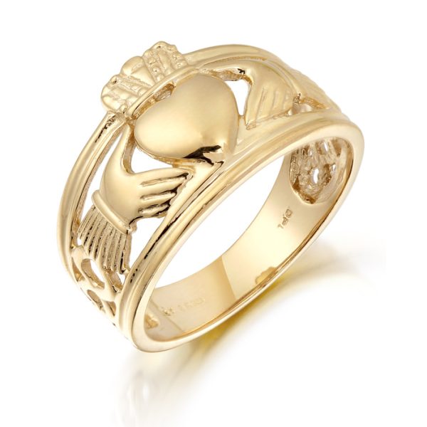 9ct Gold Claddagh Ring-137A