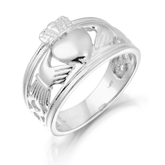 9ct Gold Claddagh Ring-137AW