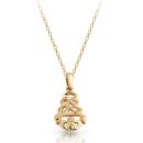 9ct Gold Claddagh Pendant-P32