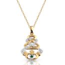 9ct Gold Claddagh Pendant-P33G