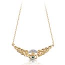 9ct Gold Claddagh Necklace-P01G