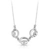 9ct Gold Claddagh Necklace-P02W