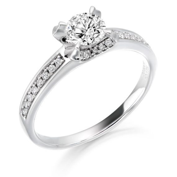 Diamond Engagement Ring-DPL571W