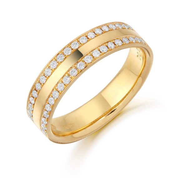 Diamond Wedding Band-DPL301