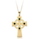 9ct Gold Celtic Cross - C02