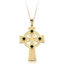 9ct Gold Celtic Cross - C02