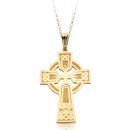 9ct Gold Celtic Cross - C04