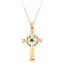 9ct Gold Celtic Cross - C111G