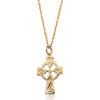 9ct Gold Celtic Cross - C114