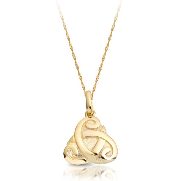 9ct Gold Celtic Pendant-P039