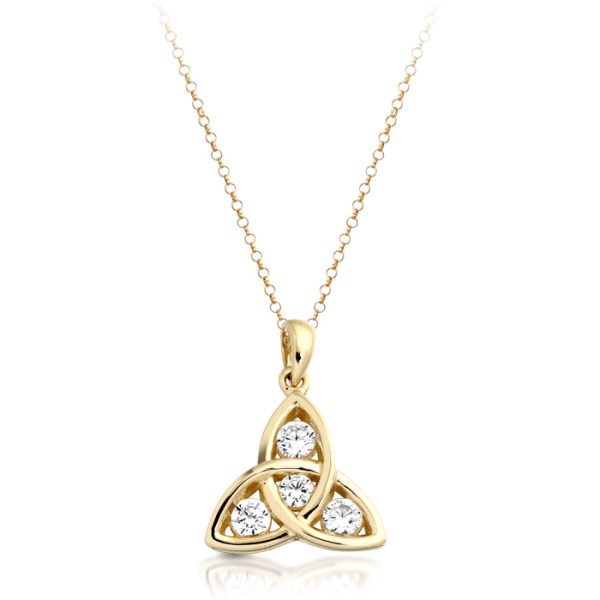 9ct Gold Celtic Pendant-P08