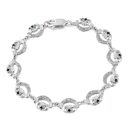 9ct Gold Claddagh Bracelet - CLB4WG