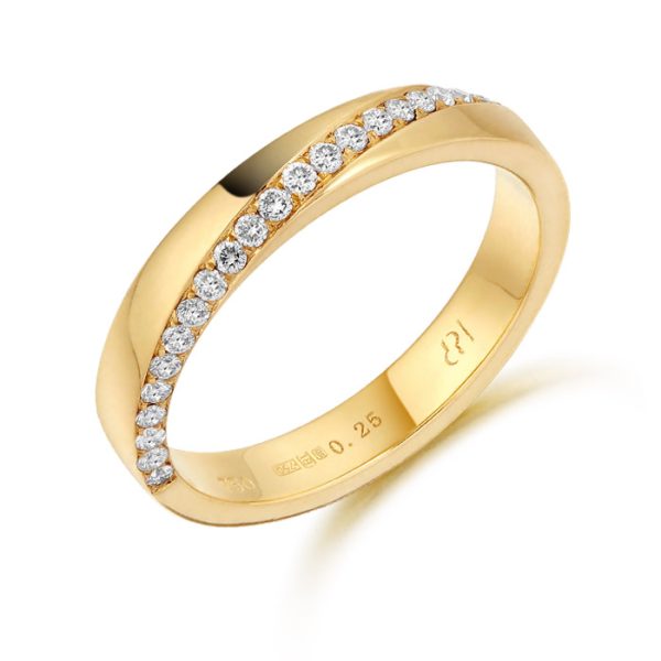 Diamond Wedding Band-DPL381