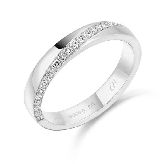 Diamond Wedding Band-DPL381W