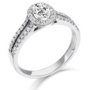 Diamond Engagement Ring-DPL490W