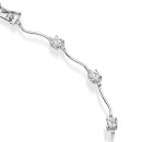 9ct Gold CZ Bracelet - B172W