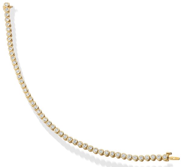 9ct Gold CZ Bracelet - B65