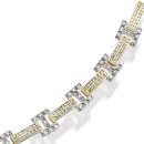 9ct Gold CZ Bracelet - B68