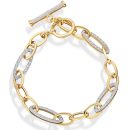 9ct Gold CZ Bracelet - B168