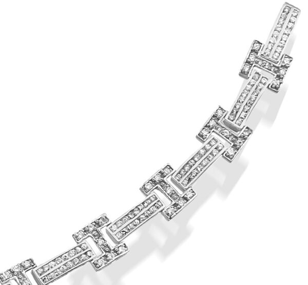 9ct Gold CZ Bracelet - B68W
