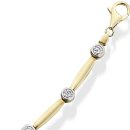 9ct Gold CZ Bracelet - B145