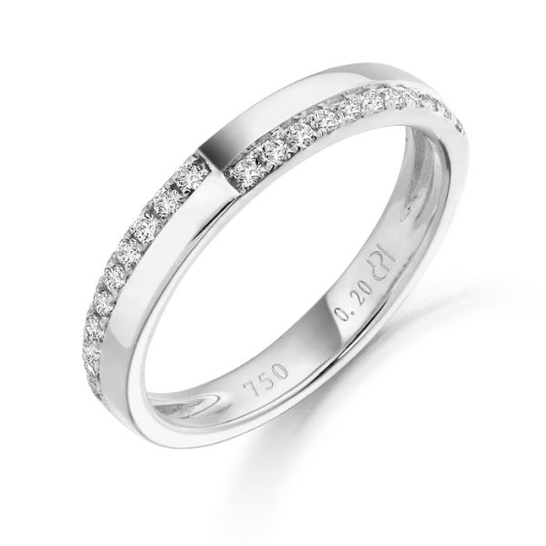 Diamond Wedding Band-DPL508W