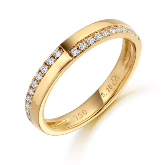 Diamond Wedding Band-DPL508