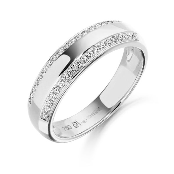 Diamond Wedding Band-DPL525W