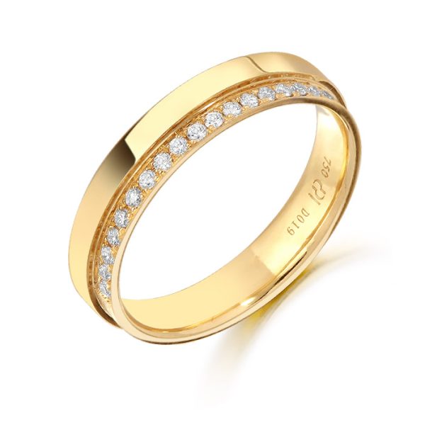 Diamond Wedding Band-DPL580