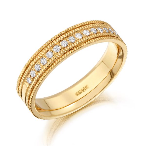 Diamond Wedding Band-DPL445