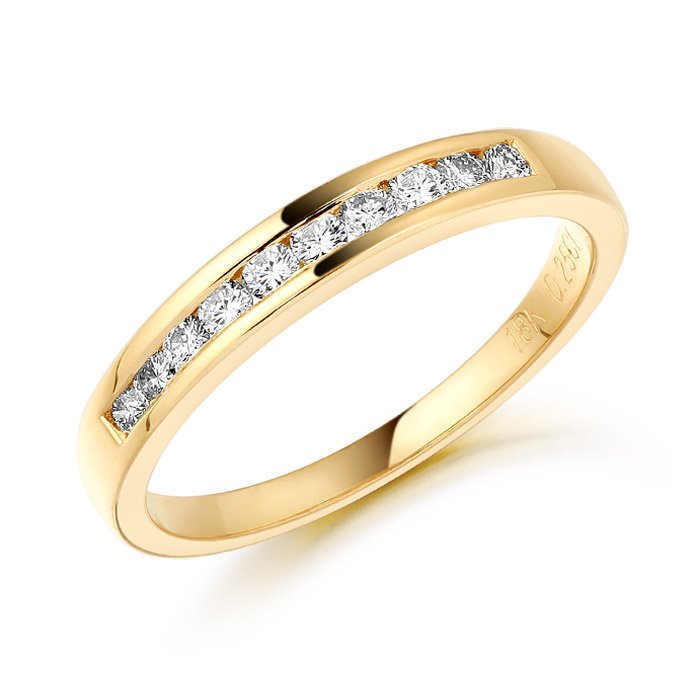 Diamond Wedding Band-DPL43