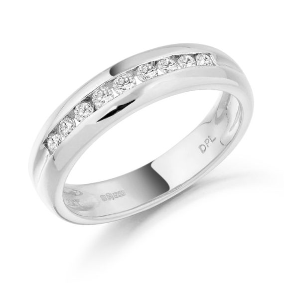 Diamond Wedding Band-DPL75W