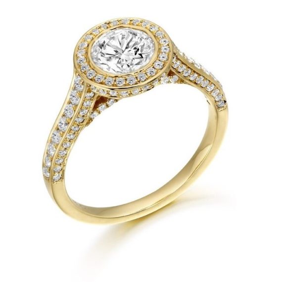 9ct Gold Astute CZ Ring-R310