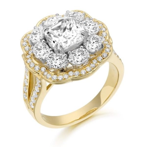 9ct Gold Alika CZ Ring-R312