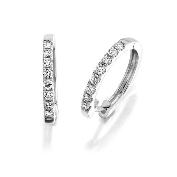 Diamond Earrings-DPL489W