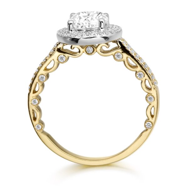 9ct Gold Affect CZ Ring-R316